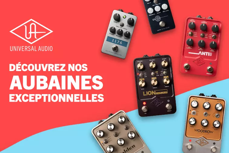 Profitez dnormes rabais sur les produits Universal Audio